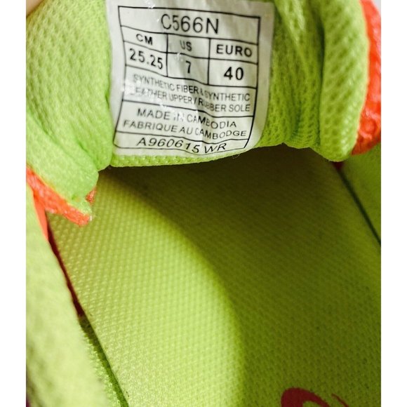 Asics Shoes Gel Contend 3 Neon Pink Womens Size 7 Athletic Running C566N - Picture 9 of 12